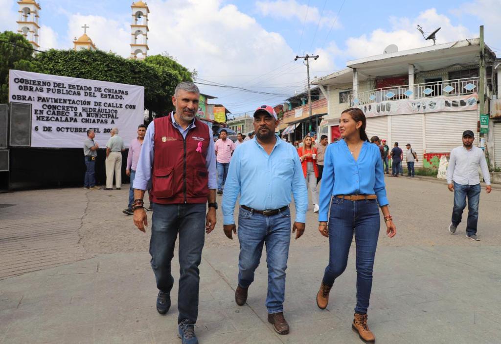 Angel Torres Da Banderazo De Arranque A Importante Obra Vial En Mezcalapa