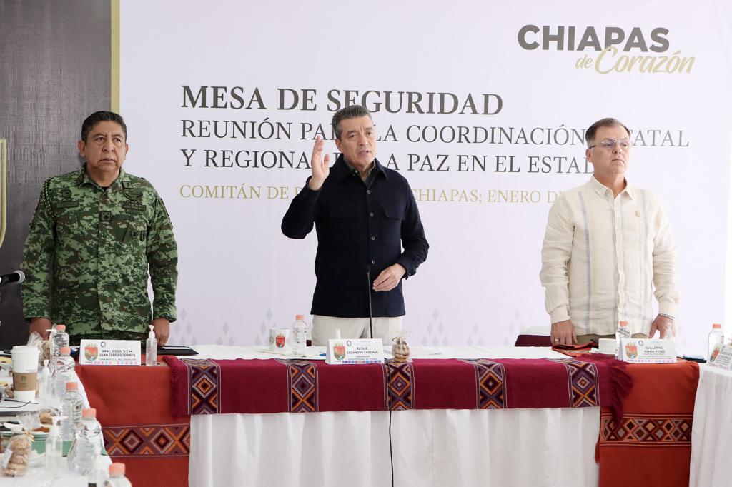 Gobernador Mesa Seguridad