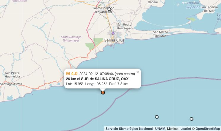 Sismo Hoy 12 Febrero 2024