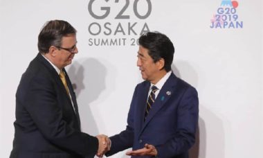 Marcelo Ebrard Shinzo Abe Funeral De Estado Japon Mexico 2