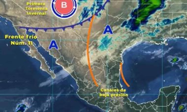 Primera Tormenta Invernal De La Temporata Norte Noreste De Mexico Frente Frio Numero 11