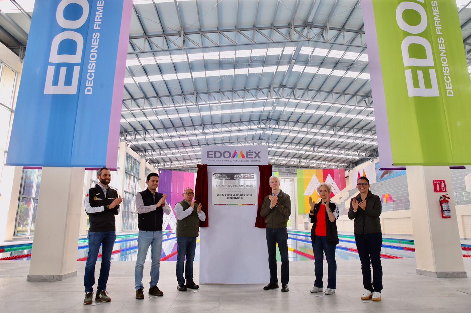 Alfredo Del Mazo Entrega El Centro Acuatico De La Ciudad Deportiva Edomex Impulsa El Deporte En El Agua Entre La Juventud Mexiquense