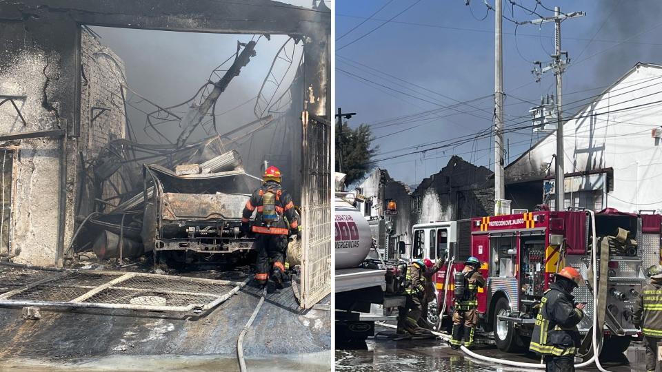 Incendio En Fabrica De Quimicos En Tlaquepaque