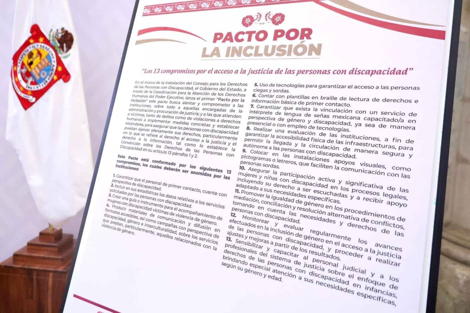 Celebra Gobierno De Oaxaca Adhesion Del Tjaycco Al Pacto Por La Inclusion 2