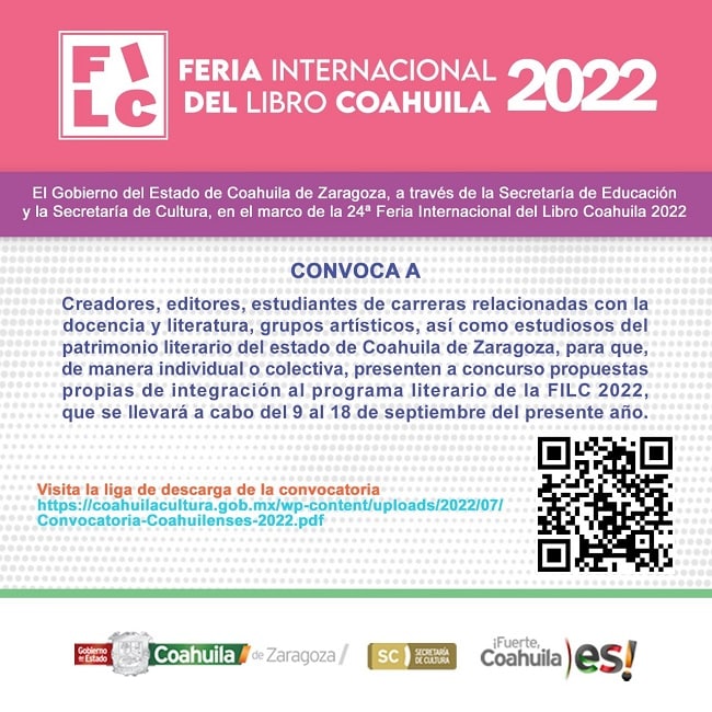 002 Lanza Coahuila Convocatoria Para La Feria Internacional Del Libro57790