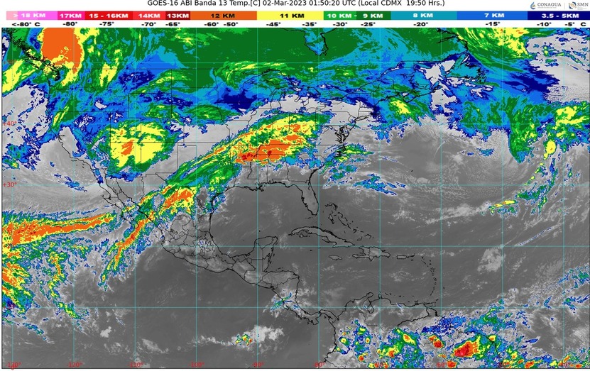 Pronostico Clima Mancc83ana 2 Marzo 2023