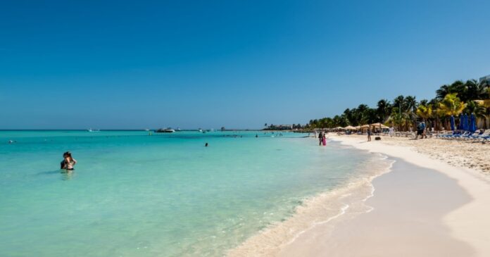 Atenea Gocc81mez Mantiene Limpias Y Libres De Sargazo Las Playas De Isla Mujeres 696x365 1