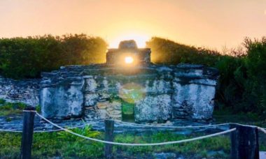 Disfrutan Fenomeno Arqueoastronomico