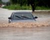 Lluvias En Hermosillo Inundacion Auto En Un Charco