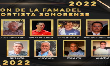 Queda Integrada Clase 2022 Del Salon De La Fama Del Deportista Sonorense