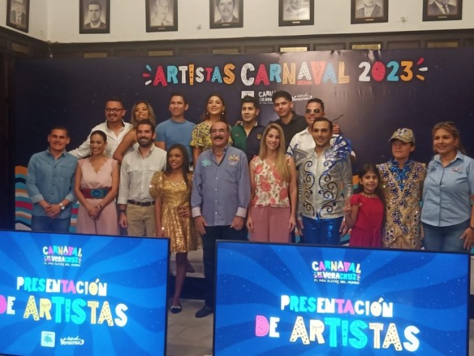 Presentan Cartelera Carnaval 2023