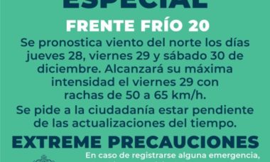 Aviso Frente Frio 20