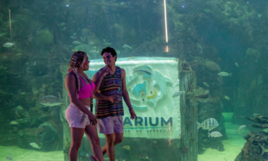 Wendy Guevara Y Emilio Osorio Aquarium De Veracruz