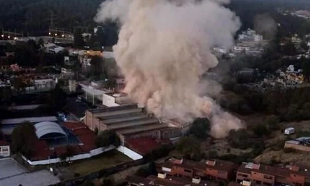 explota camión de gas