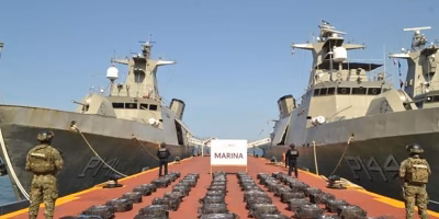 The Navy seizes 4.2 tons of cocaine in Guerrero