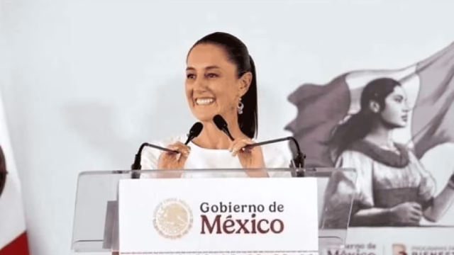 Sheinbaum combate dulces y créditos impagables con discurso en Aguascalientes