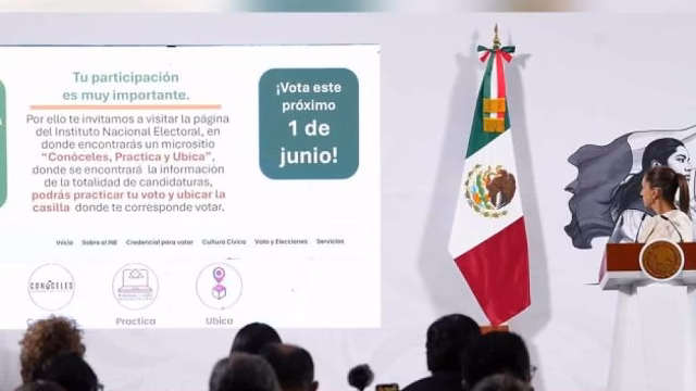 Sheinbaum invita a México a hacer historia con su voto el 1 de junio