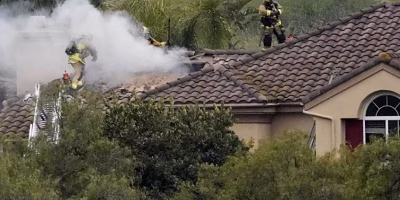 Avioneta se estrella en Simi Valley dejando dos muertos y daños estructurales