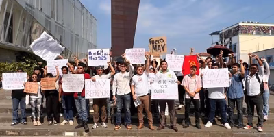 Students denounce militarization and demand punishment for violent eviction