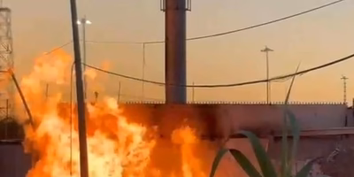 Incendio por fuga de gas en Guadalupe mantuvo en alerta a bomberos durante horas