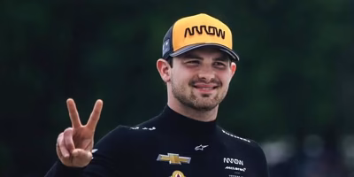 Pato O'Ward starts seventh in practice for the Indianapolis GP