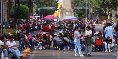 Plantón de la CNTE genera pérdidas millonarias en el Centro Histórico