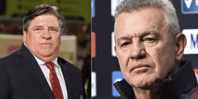 Herrera y Aguirre juegan al fútbol y al “primos” en la Copa Oro