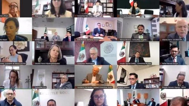 Los 50 cónsules de México en EU se reúnen tras redadas migratorias