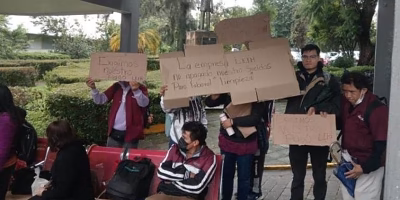 Cleaning workers in Veracruz stop work due to non-payment of salaries