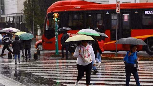 Alerta Amarilla en CDMX por lluvias intensas y granizo