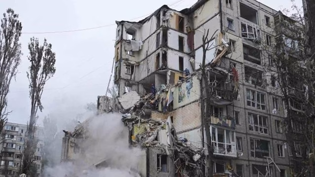 Kiev sufre un devastador ataque con drones y misiles que deja víctimas civiles