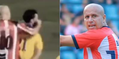 Agresión de Bofo Bautista opaca partido de leyendas entre Chivas y América