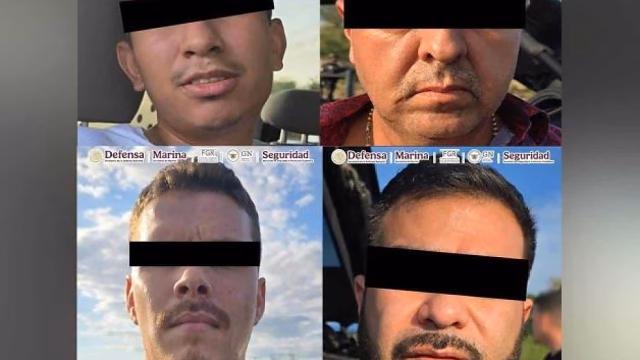 Detienen a cuatro integrantes de Los Mayos con arsenal y cocaína