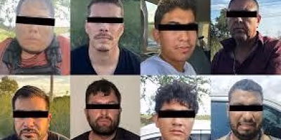 Detienen a nueve miembros del Cártel de Sinaloa en operativos federales