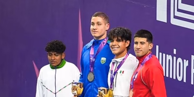Humberto Nájera conquista ouro nos 200 metros costas