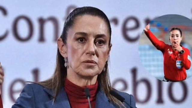 Sheinbaum defiende a árbitra Katia Itzel García tras amenazas misóginas