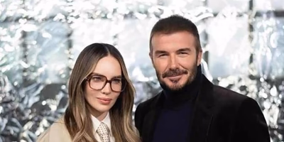 Belinda y David Beckham brillan en un encuentro de estilo en Milán