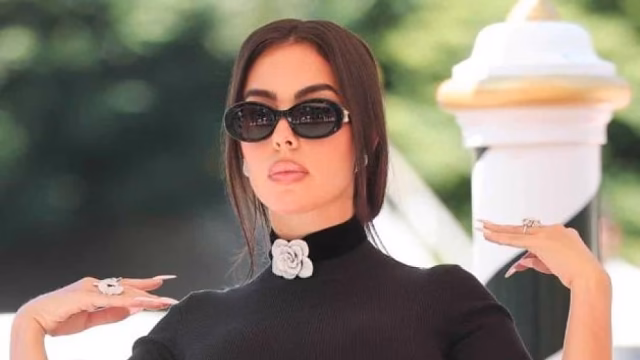 Georgina Rodríguez exhibe su anillo de compromiso en Venecia
