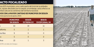 La sequía devasta la producción de granos básicos en el norte de México