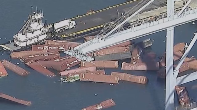 Sixty containers make an unexpected splash in Long Beach