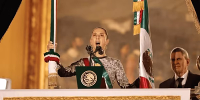 Sheinbaum hace historia con el primer Grito de Independencia femenino