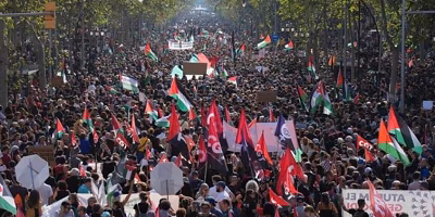 Multitudinarias protestas en Europa exigen fin de la guerra en Gaza