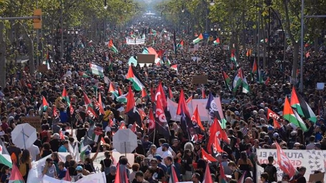 Massive protests in Europe demand an end to the war in Gaza