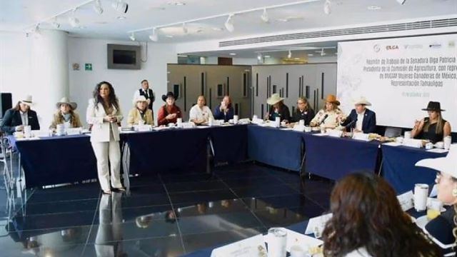 Senadora se reúne con mujeres ganaderas de Tamaulipas