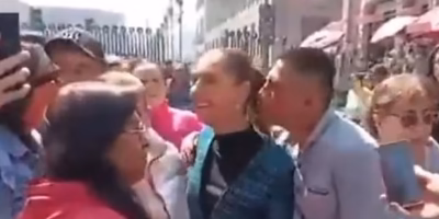 Autoridades mexicanas repudian acoso contra Sheinbaum