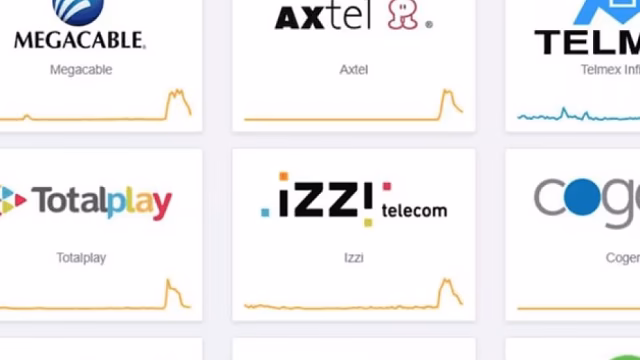 Interrupción masiva de servicios digitales afecta a México