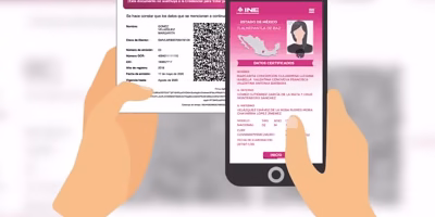 El INE desarrolla una credencial digital complementaria para el celular