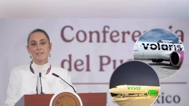 Sheinbaum confirma revisión antimonopolio a alianza Volaris y Viva