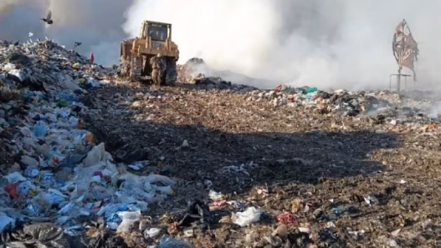 Una batalla épica sofoca el incendio en el relleno sanitario de Culiacán