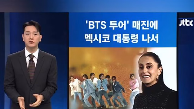 Sheinbaum writes to South Korea to bring more BTS shows